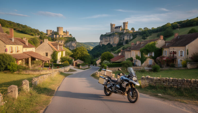 découvrez un itinéraire moto inoubliable en dordogne, entre charmants villages, majestueux châteaux et vallées pittoresques. parfait pour les amateurs de road trip et d'aventure.