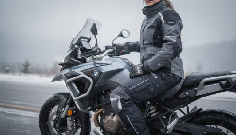 découvrez notre pantalon moto hiver femme, conçu pour vous garder au chaud, au sec et parfaitement protégée pendant la mauvaise saison. confort et sécurité assurés pour vos trajets à moto.