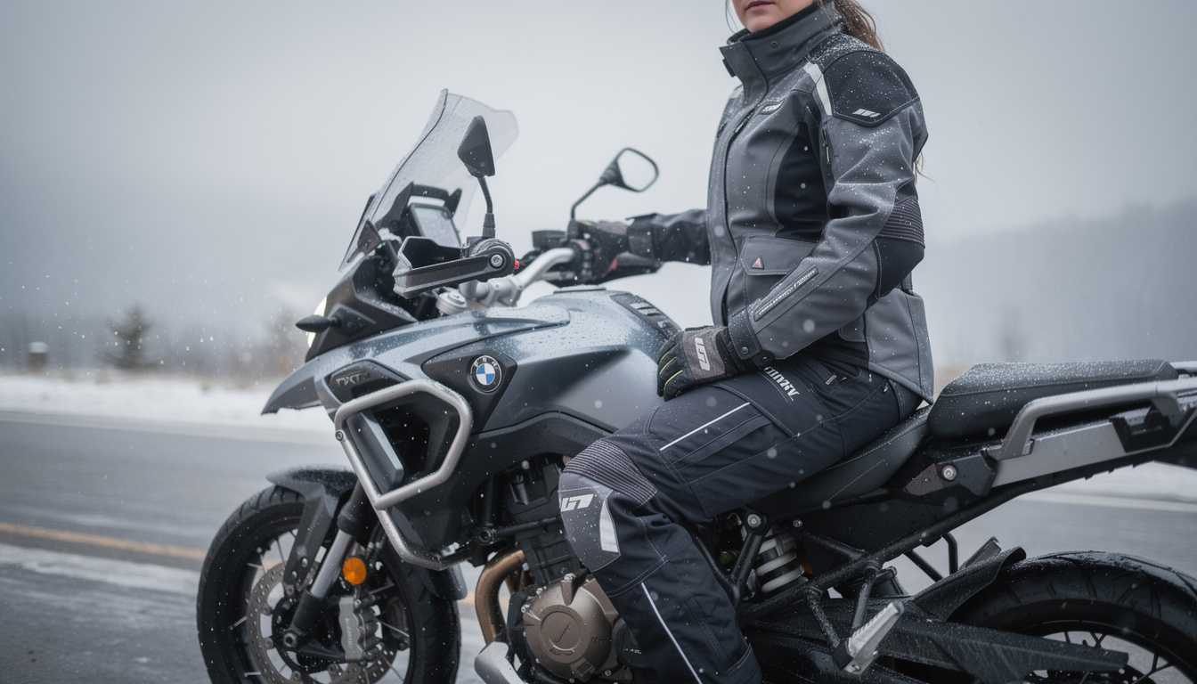 découvrez notre pantalon moto hiver femme, conçu pour vous garder au chaud, au sec et parfaitement protégée pendant la mauvaise saison. confort et sécurité assurés pour vos trajets à moto.