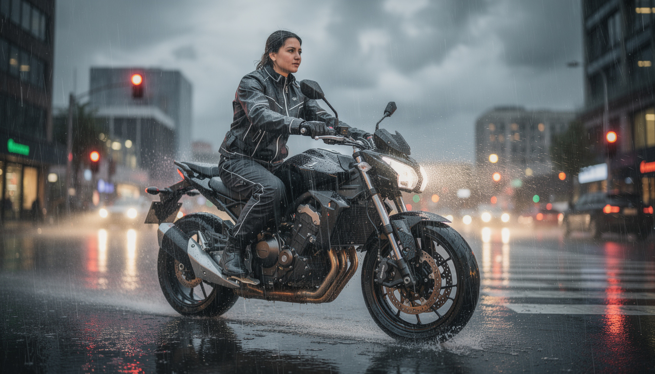 découvrez comment choisir et porter un pantalon pluie moto femme pour rester parfaitement sèche et confortable lors de tous vos trajets, même sous les plus grosses averses.