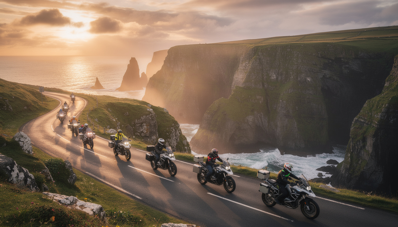 découvrez l'irlande à moto lors d'un road trip inoubliable et explorez ses routes côtières pittoresques pour vivre l'aventure authentique de l'île émeraude.