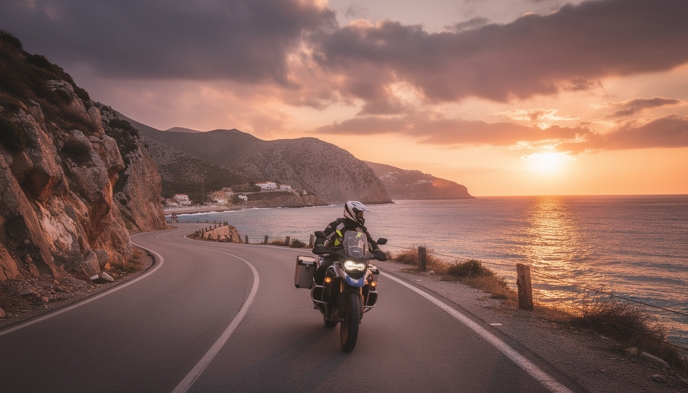 découvrez un road trip moto inoubliable en grèce, entre îles paradisiaques, sites antiques fascinants et paysages uniques du continent. planifiez votre parcours parfait alliant aventure et culture.