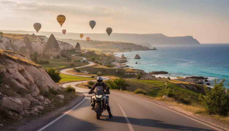 découvrez comment organiser votre road trip à moto en turquie, de la magique cappadoce jusqu'à la splendide côte turquoise. itinéraire, conseils et incontournables pour une aventure inoubliable.