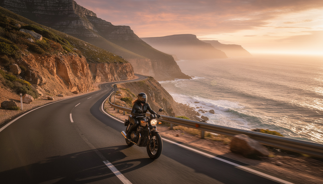 découvrez un road trip moto inoubliable en afrique du sud, de la célèbre garden route aux parcs nationaux incontournables. suivez notre guide des étapes à ne pas manquer pour une aventure spectaculaire.