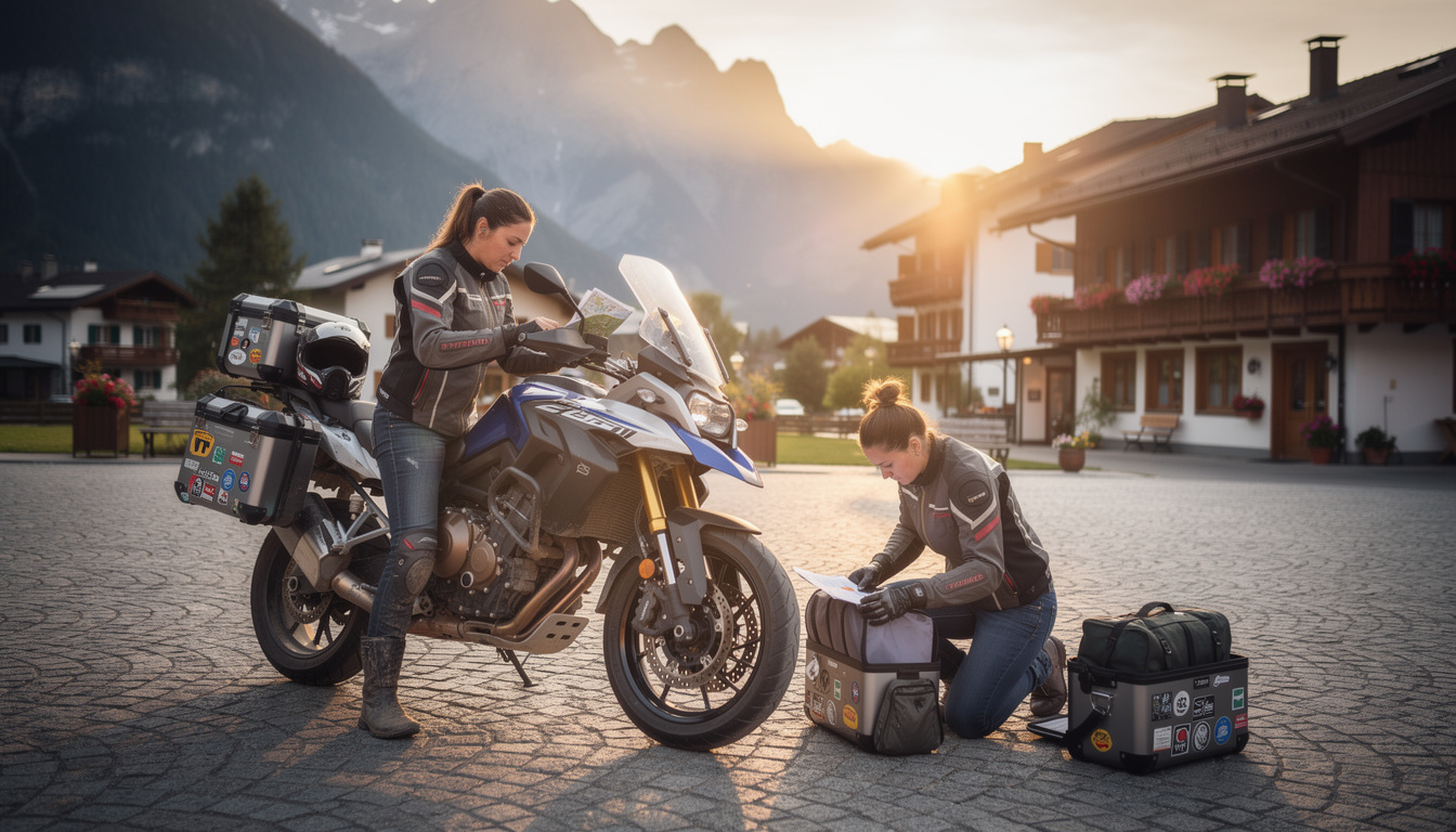 découvrez notre check-list complète pour préparer votre road trip moto : conseils sur la paperasse, l'entretien de la moto, les bagages essentiels et la gestion du budget pour un voyage réussi.