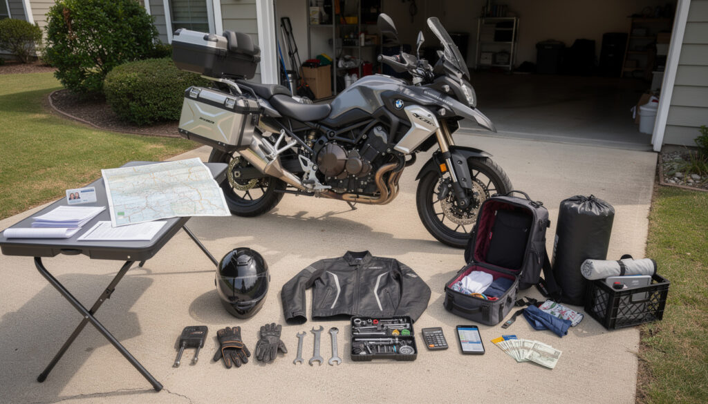 découvrez notre check-list complète pour préparer votre road trip moto : conseils pour la paperasse, l'entretien de la moto, le choix des bagages et la gestion du budget avant de partir à l'aventure.
