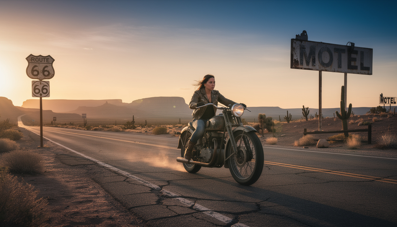 préparez votre road trip moto sur la mythique route 66 et découvrez comment traverser les états-unis à moto en toute sérénité.