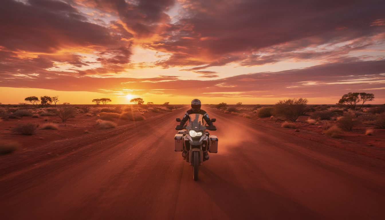 découvrez nos conseils pour un road trip moto en australie en toute sécurité, que ce soit dans l’outback isolé ou le long des magnifiques régions côtières.